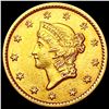 Image 1 : 1849 Open Wreath Rare Gold Dollar UNCIRCULATED
