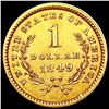 Image 2 : 1849 Open Wreath Rare Gold Dollar UNCIRCULATED
