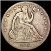 Image 1 : 1861 Seated Liberty Half Dollar NICELY CIRCULATED