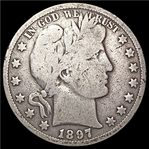 1897-O Barber Half Dollar NICELY CIRCULATED