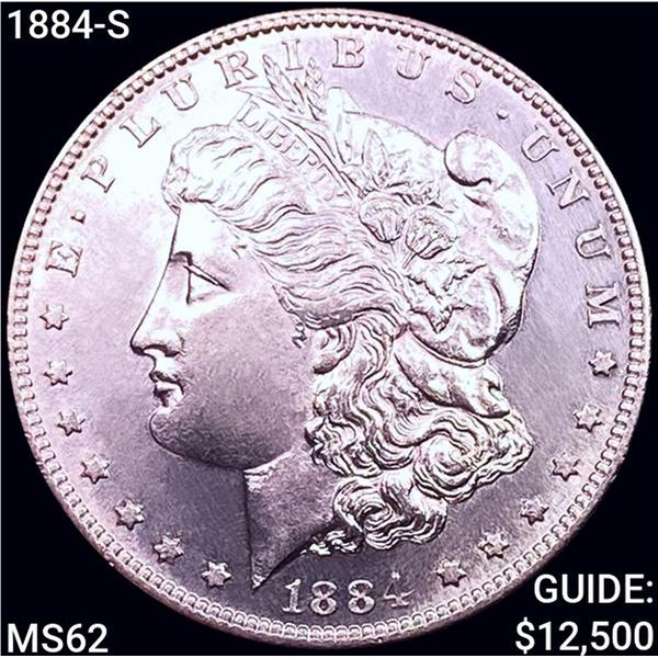 1884-S Morgan Silver Dollar UNCIRCULATED