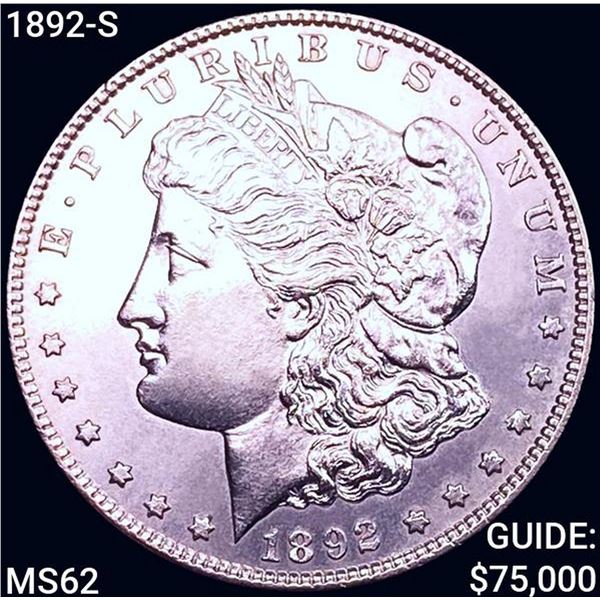 1892-S Morgan Silver Dollar UNCIRCULATED