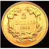 Image 2 : 1864 $3 Gold Piece CHOICE BU