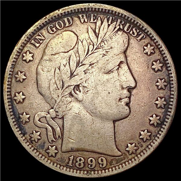 1899 Barber Half Dollar LIGHTLY CIRCULATED