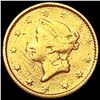 Image 1 : 1852 Rare Gold Dollar CLOSELY UNCIRCULATED