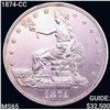 Image 1 : 1874-CC Silver Trade Dollar GEM BU