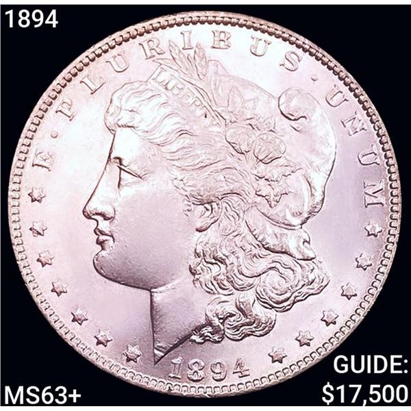 1894 Morgan Silver Dollar CHOICE BU+