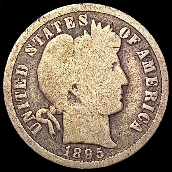 1895 O Barber Dime NICELY CIRCULATED
