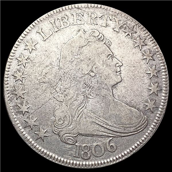 1806 Draped Bust Half Dollar NICELY CIRCULATED