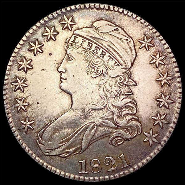 1821 Capped Bust Half Dollar CLOSELY UNCIRCULATED