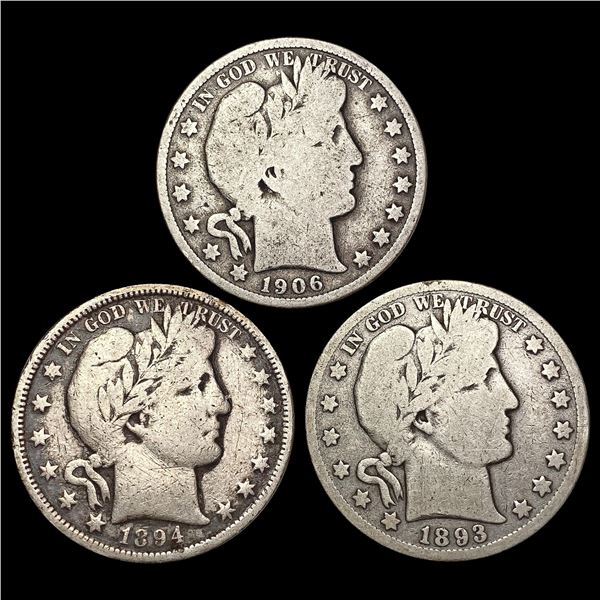1893-1906 [3] Barber Half Dollar HIGH GRADE