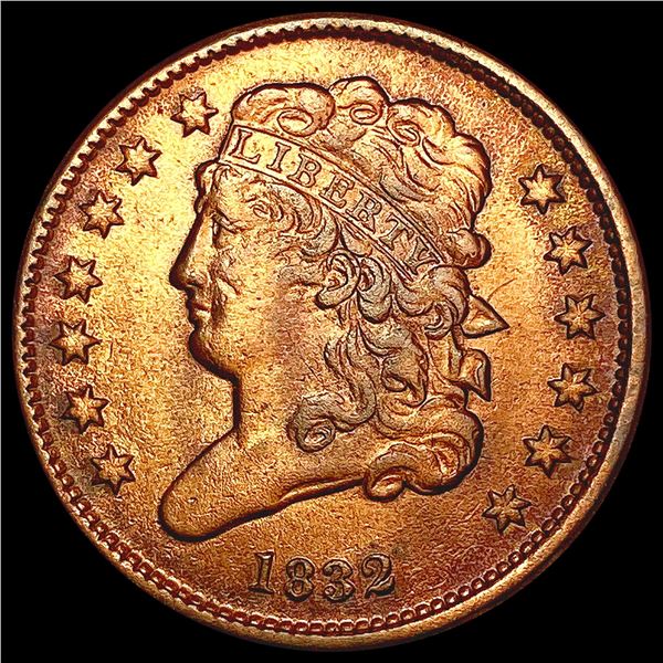 1832 Classic Head Half Cent CHOICE AU