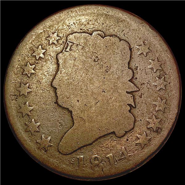 1814 Classic Head Large Cent NICELY CIRCULATED