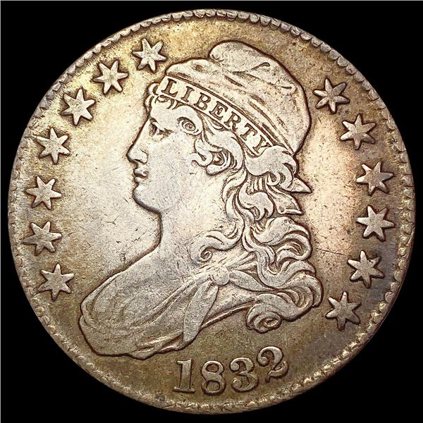 1832 Capped Bust Half Dollar NEARLY UNCIRCULATED