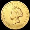 Image 1 : 1854 Rare Gold Dollar NEARLY UNCIRCULATED