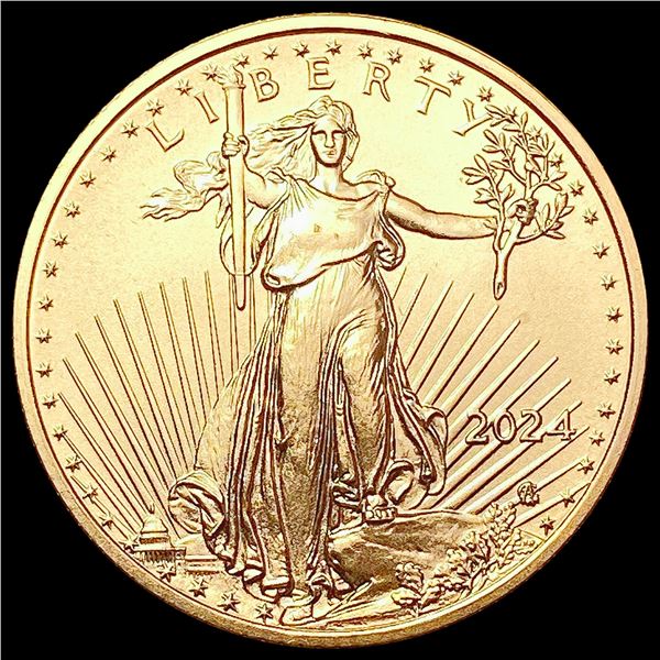 2024 1/4 Oz Gold Eagle SUPERB GEM BU