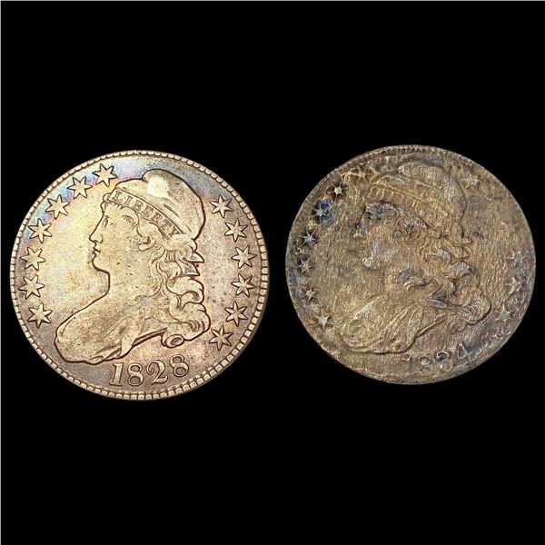 1828-1834 [2] Capped Bust Half Dollar HIGH GRADE