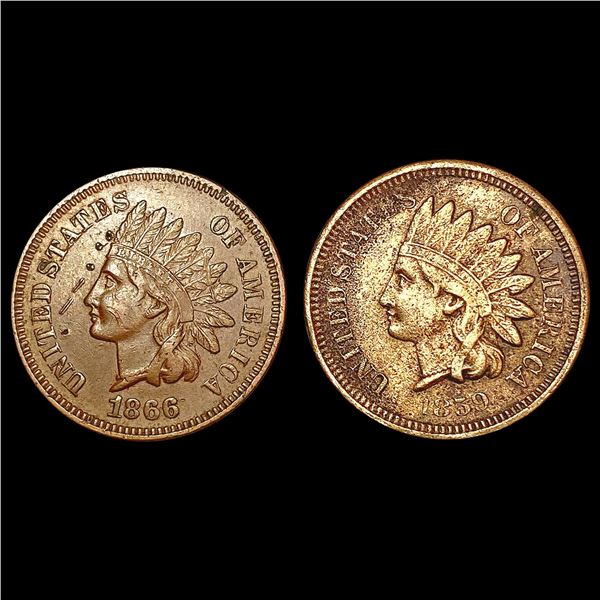 1859-1866 [2] Indian Head Cent LIGHTLY CIRCULATED