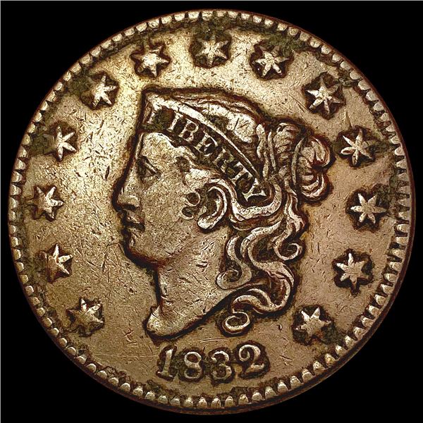 1832 Coronet Head Large Cent NICELY CIRCULATED