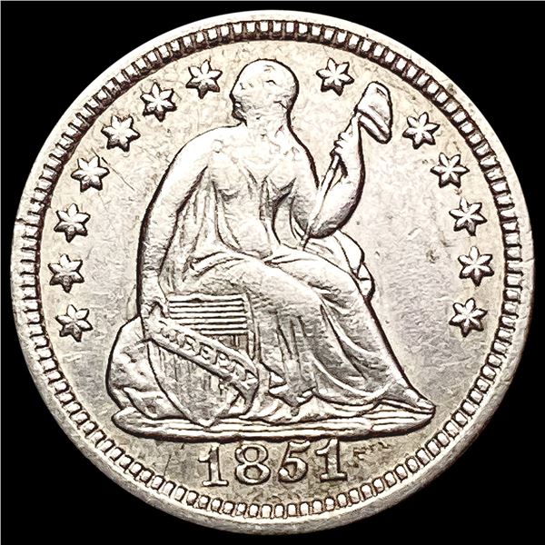1851-O Seated Liberty Half Dime CLOSELY UNCIRCULATED