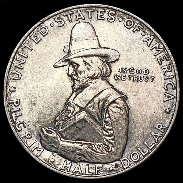1920 Pilgrim Half Dollar CHOICE AU