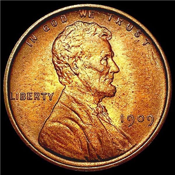 1909 VDB RB Wheat Cent CHOICE BU