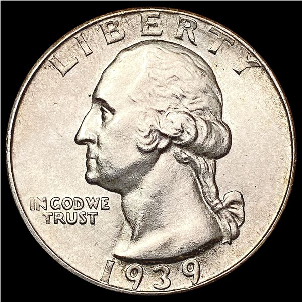 1939-D Washington Silver Quarter UNCIRCULATED
