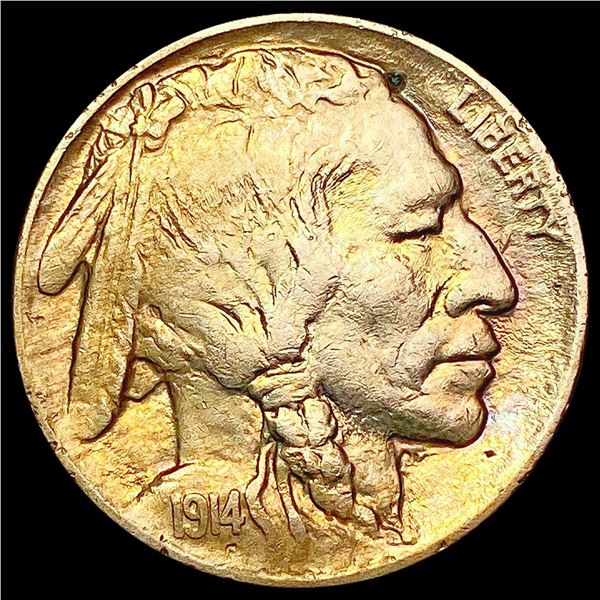 1914 Buffalo Nickel CHOICE AU