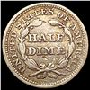 Image 2 : 1853 Arrows Seated Liberty Half Dime LIGHTLY CIRCULATED