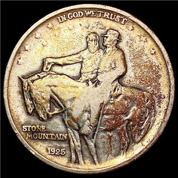 1925 Stone Mountain Half Dollar NEARLY UNCIRCULATED
