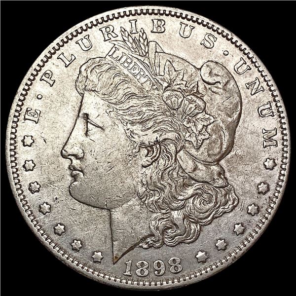 1898-S Morgan Silver Dollar CLOSELY UNCIRCULATED