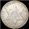 Image 1 : 1860 Silver Three Cent CLOSELY UNCIRCULATED