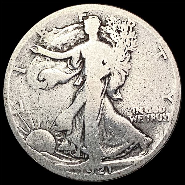 1921-S Walking Liberty Half Dollar NICELY CIRCULATED