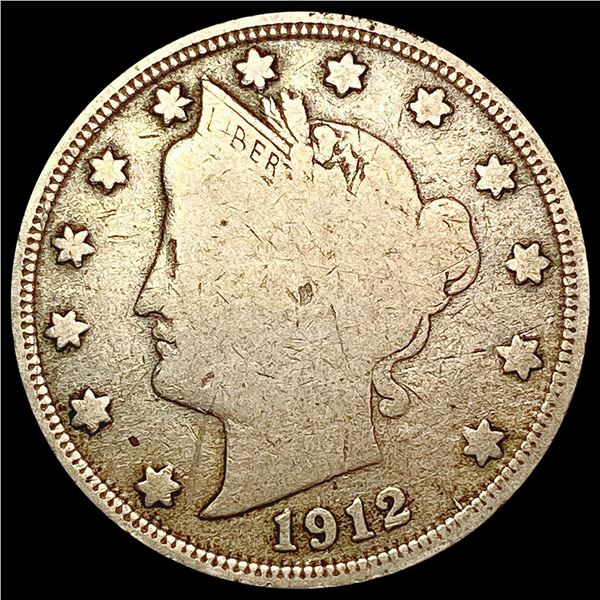 1912-S Liberty Victory Nickel NICELY CIRCULATED