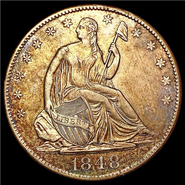 1848-O Seated Liberty Half Dollar CLOSELY UNCIRCULATED