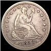 Image 1 : 1853 Arrows Rays Seated Liberty Quarter LIGHTLY CIRCULATED