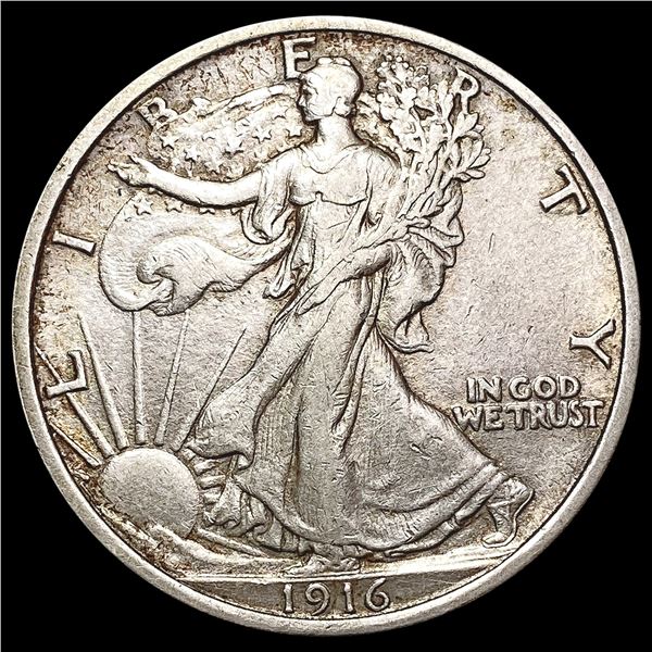 1916 Walking Liberty Half Dollar CLOSELY UNCIRCULATED
