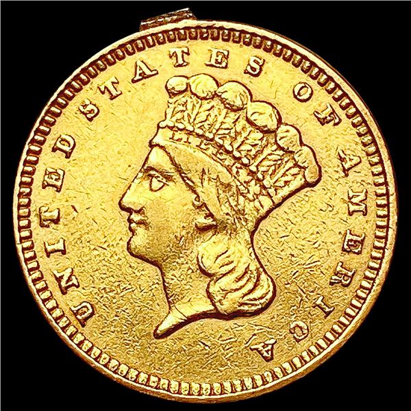 1873 Rare Gold Dollar CLOSELY UNCIRCULATED