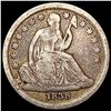 Image 1 : 1838 Lg Stars Seated Liberty Dime NICELY CIRCULATED