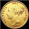 Image 1 : 1884 Great Britain Gold 1/2 Sovereign 0.1178oz CLOSELY UNCIRCULATED