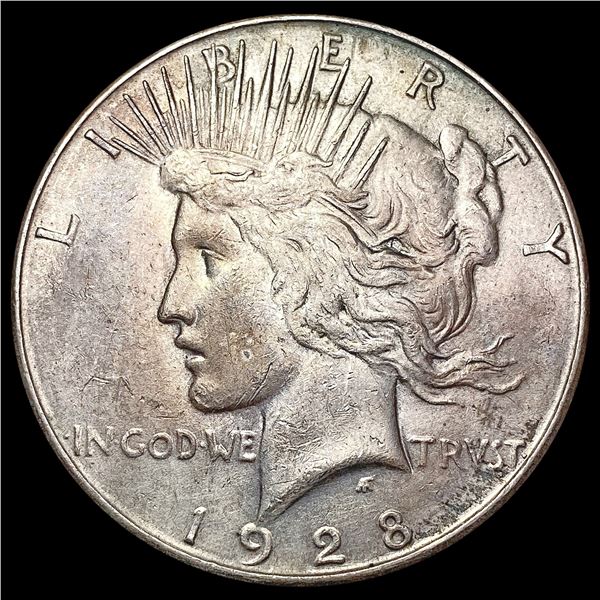 1928-S Silver Peace Dollar CLOSELY UNCIRCULATED