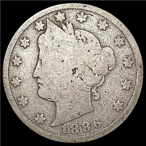 1886 Liberty Victory Nickel NICELY CIRCULATED