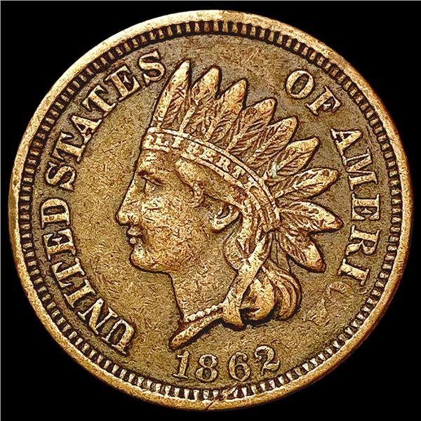 1862 Indian Head Cent CLOSELY UNCIRCULATED