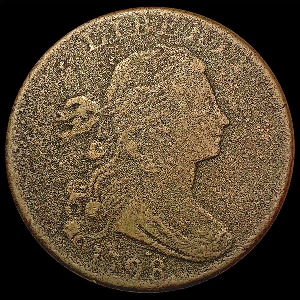 1798 2nd Hairstyle Draped Bust Large Cent NICELY CIRCULATED