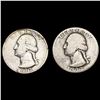 [2] 1932-S&1932-D Washington Silver Quarter NICELY CIRCULATED