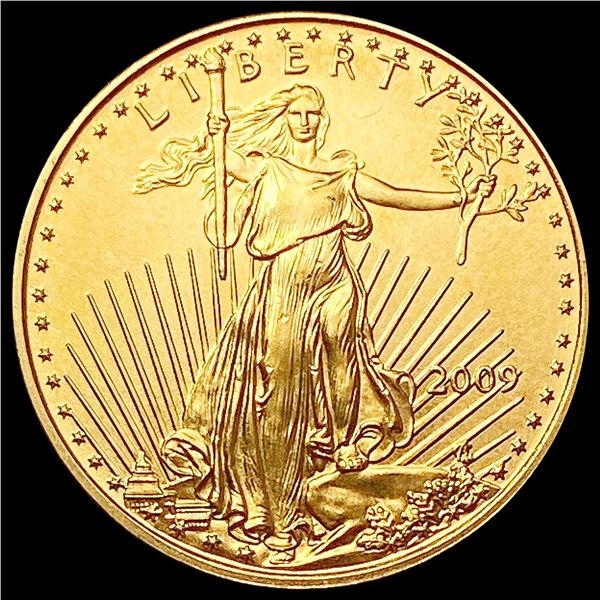 2009 1/10oz Gold $5 Eagle SUPERB GEM BU