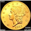 1853 $20 Gold Double Eagle UNCIRCULATED