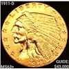 Image 1 : 1911-D $2.50 Gold Quarter Eagle CHOICE BU+