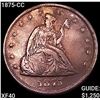 Image 1 : 1875-CC Twenty Cent Piece NEARLY UNCIRCULATED