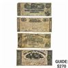 Image 1 : [4] 1863&1864 $1,$2,$10 Lot of U.S. Currency